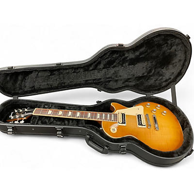 Used Gibson LES PAUL STANDARD Amber Solid Body Electric Guitar