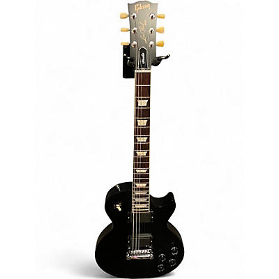Used Gibson LES PAUL STUDIO W/EMG 81 EMG 85 Black Solid Body Electric Guitar