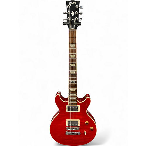 Used Gibson LP DOUBLE CUT Trans Red Solid Body Electric Guitar Trans Red