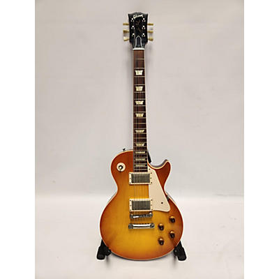 Gibson Used Gibson LPR0 1960 Les Paul Reissue Honey Burst Solid Body Electric Guitar