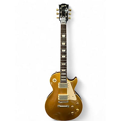 Used Gibson LPR7 1957 Les Paul Reissue Gold Solid Body Electric Guitar