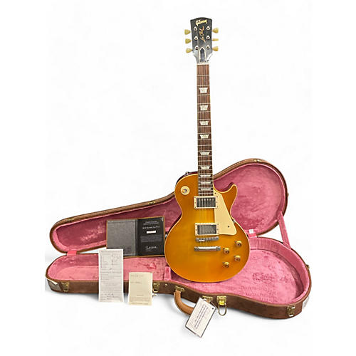 Gibson Used Gibson LPR8 1958 Les Paul VOS Honey Lemon Fade Solid Body Electric Guitar Honey Lemon Fade