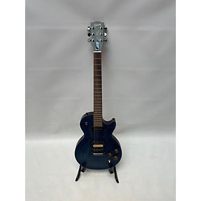 Gibson Used Gibson Les Paul BFG Gator Carved Top WORN BLUE Solid Body Electric Guitar