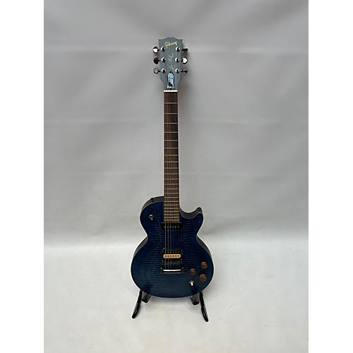 Gibson Used Gibson Les Paul BFG Gator Carved Top WORN BLUE Solid Body Electric Guitar WORN BLUE