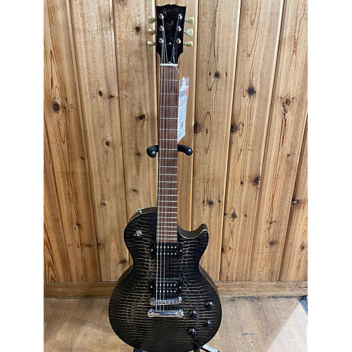 Gibson Used Gibson Les Paul BFG Gator Carved Top WORN EBONY Solid Body Electric Guitar WORN EBONY