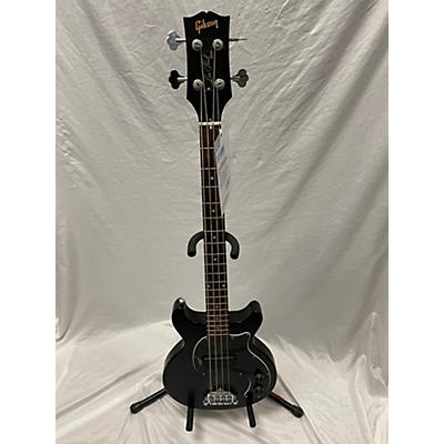 Used Gibson Les Paul Bass Black Electric Bass Guitar