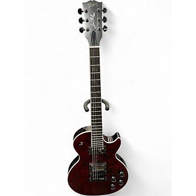 Used Gibson Les Paul Blood Moon Satin Quilt Top Black Cherry Solid Body Electric Guitar
