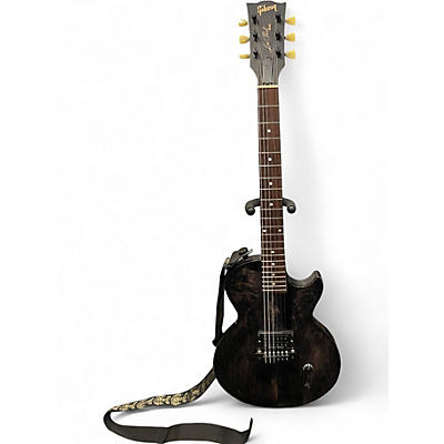 Used Gibson Les Paul CM 2015 Trans Black Solid Body Electric Guitar