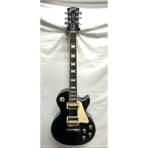 Gibson Used Gibson Les Paul Classic Black Solid Body Electric Guitar Black