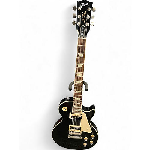 Used Gibson Les Paul Classic Black Solid Body Electric Guitar Black