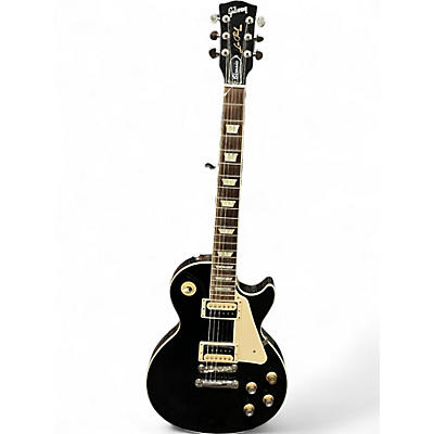 Used Gibson Les Paul Classic Black Solid Body Electric Guitar