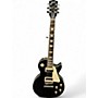 Used Gibson Les Paul Classic Black Solid Body Electric Guitar Black