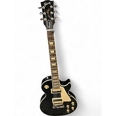 Used Gibson Les Paul Classic Black Solid Body Electric Guitar