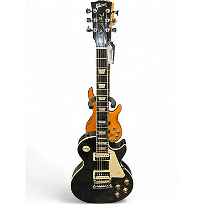 Used Gibson Les Paul Classic Black Solid Body Electric Guitar