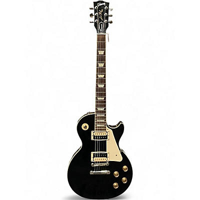 Used Gibson Les Paul Classic Black Solid Body Electric Guitar