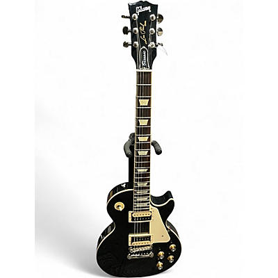Used Gibson Les Paul Classic Black Solid Body Electric Guitar
