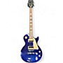 Used Gibson Les Paul Classic Blue Solid Body Electric Guitar Blue