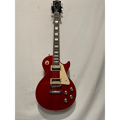 Gibson Used Gibson Les Paul Classic Cherry Solid Body Electric Guitar