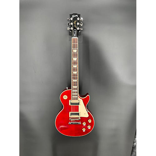 Gibson Used Gibson Les Paul Classic Cherry Solid Body Electric Guitar Cherry