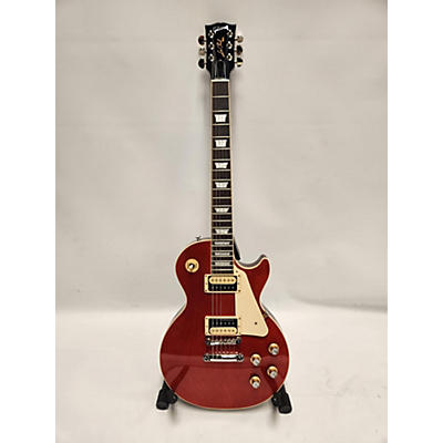 Gibson Used Gibson Les Paul Classic Cherry Solid Body Electric Guitar