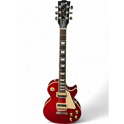 Gibson Used Gibson Les Paul Classic Cherry Solid Body Electric Guitar Cherry