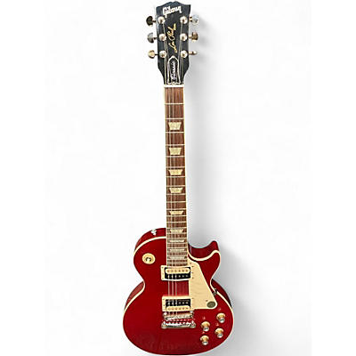 Used Gibson Les Paul Classic Cherry Solid Body Electric Guitar