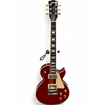 Used Gibson Les Paul Classic Cherry Solid Body Electric Guitar