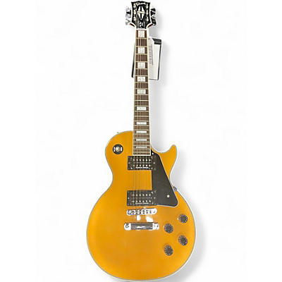 Used Gibson Les Paul Classic Custom Gold Solid Body Electric Guitar