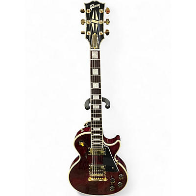 Used Gibson Les Paul Classic Custom Trans Red Solid Body Electric Guitar