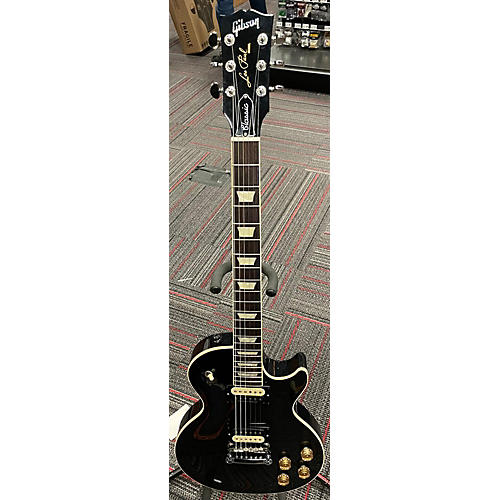 Gibson Used Gibson Les Paul Classic Ebony Solid Body Electric Guitar Ebony