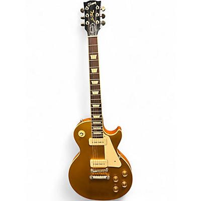 Used Gibson Les Paul Classic P90 Gold Top Solid Body Electric Guitar