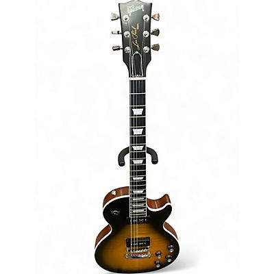 Used Gibson Les Paul Classic Player Plus 2 Tone Sunburst Solid Body Electric Guitar