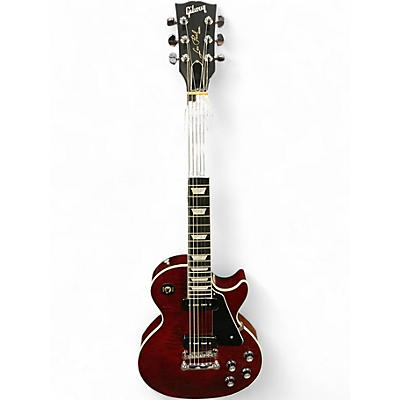 Used Gibson Les Paul Classic Player Plus Candy Red Burst Solid Body Electric Guitar