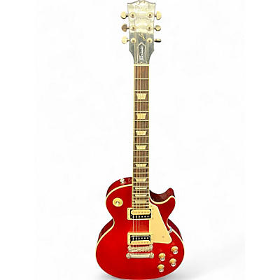 Used Gibson Les Paul Classic Red Solid Body Electric Guitar