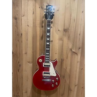 Gibson Used Gibson Les Paul Classic Trans Red Solid Body Electric Guitar