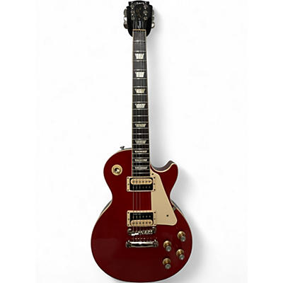 Used Gibson Les Paul Classic Trans Red Solid Body Electric Guitar