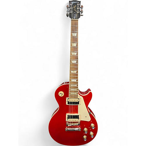 Used Gibson Les Paul Classic Trans Red Solid Body Electric Guitar Trans Red