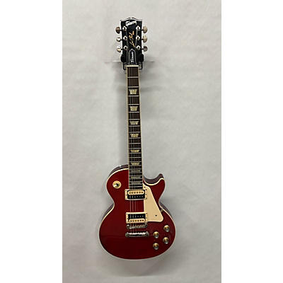 Gibson Used Gibson Les Paul Classic Translucent Cherry Solid Body Electric Guitar