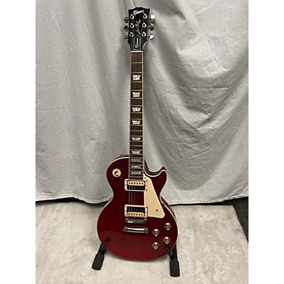 Gibson Used Gibson Les Paul Classic Transparent Cherry Solid Body Electric Guitar