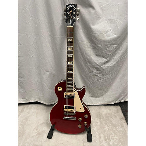 Gibson Used Gibson Les Paul Classic Transparent Cherry Solid Body Electric Guitar Transparent Cherry