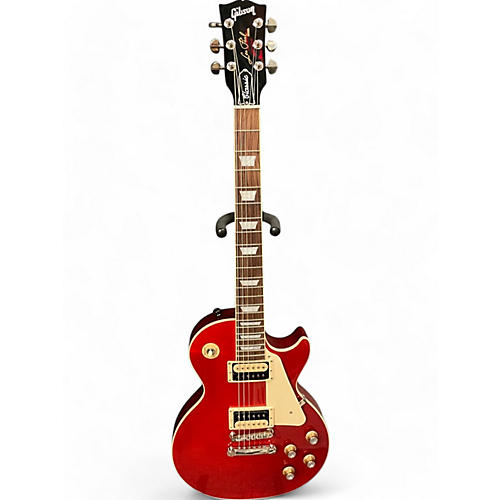 Gibson Used Gibson Les Paul Classic Transparent Cherry Solid Body Electric Guitar Transparent Cherry