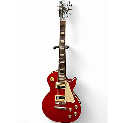 Used Gibson Les Paul Classic Transparent Cherry Solid Body Electric Guitar