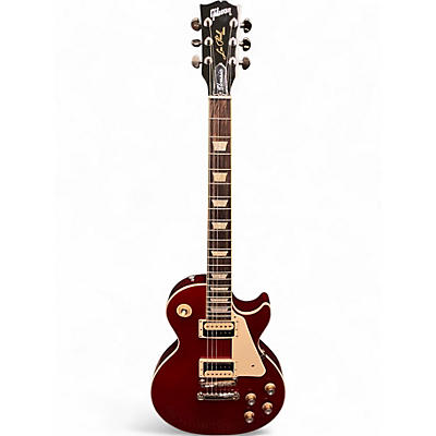 Used Gibson Les Paul Classic Transparent Cherry Solid Body Electric Guitar