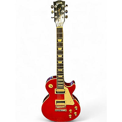Used Gibson Les Paul Classic Transparent Cherry Solid Body Electric Guitar