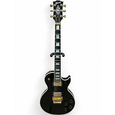 Used Gibson Les Paul Custom Axcess Floyd Black Solid Body Electric Guitar