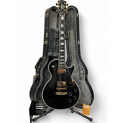 Used Gibson Les Paul Custom Black Onyx Solid Body Electric Guitar