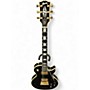 Used Gibson Les Paul Custom Black Solid Body Electric Guitar Black
