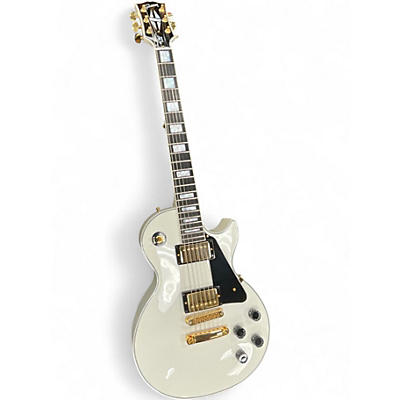 Used Gibson Les Paul Custom Demo Alpine White Solid Body Electric Guitar