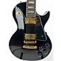 Used Gibson Used Gibson Les Paul Custom Ebony Solid Body Electric Guitar Ebony