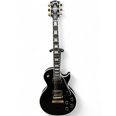 Used Gibson Les Paul Custom Ebony Solid Body Electric Guitar